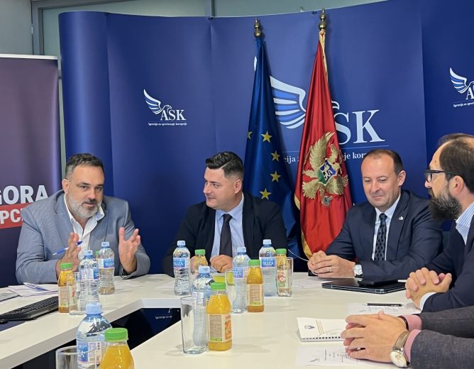 FORCIMI I BASHKËPUNIMIT RAJONAL: Agjencia për Parandalimin e Korrupsionit e Kosovës në Vizitë Zyrtare në Agjencinë për Parandalimin e Korrupsionit të Malit të Zi