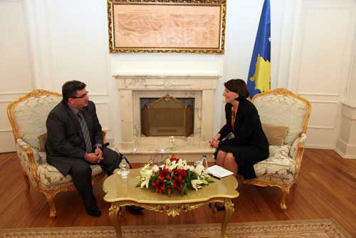 Presidentja e Republikës së Kosovës Zonja,  Atifete Jahjaga priti Drejtorin e Agjencisë Kundër Korrupsionit Z.Hasan Preteni